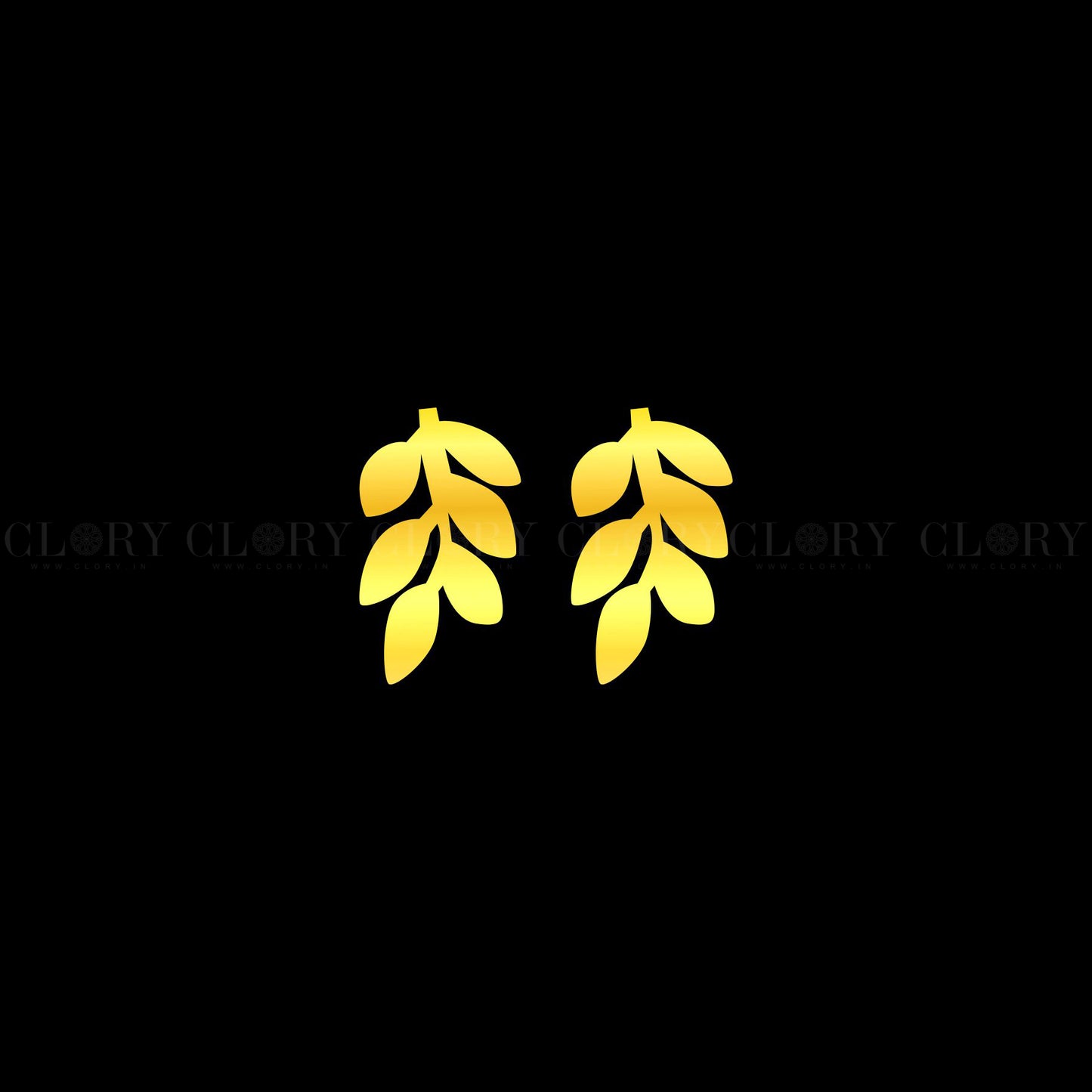 Leaves stud Earring