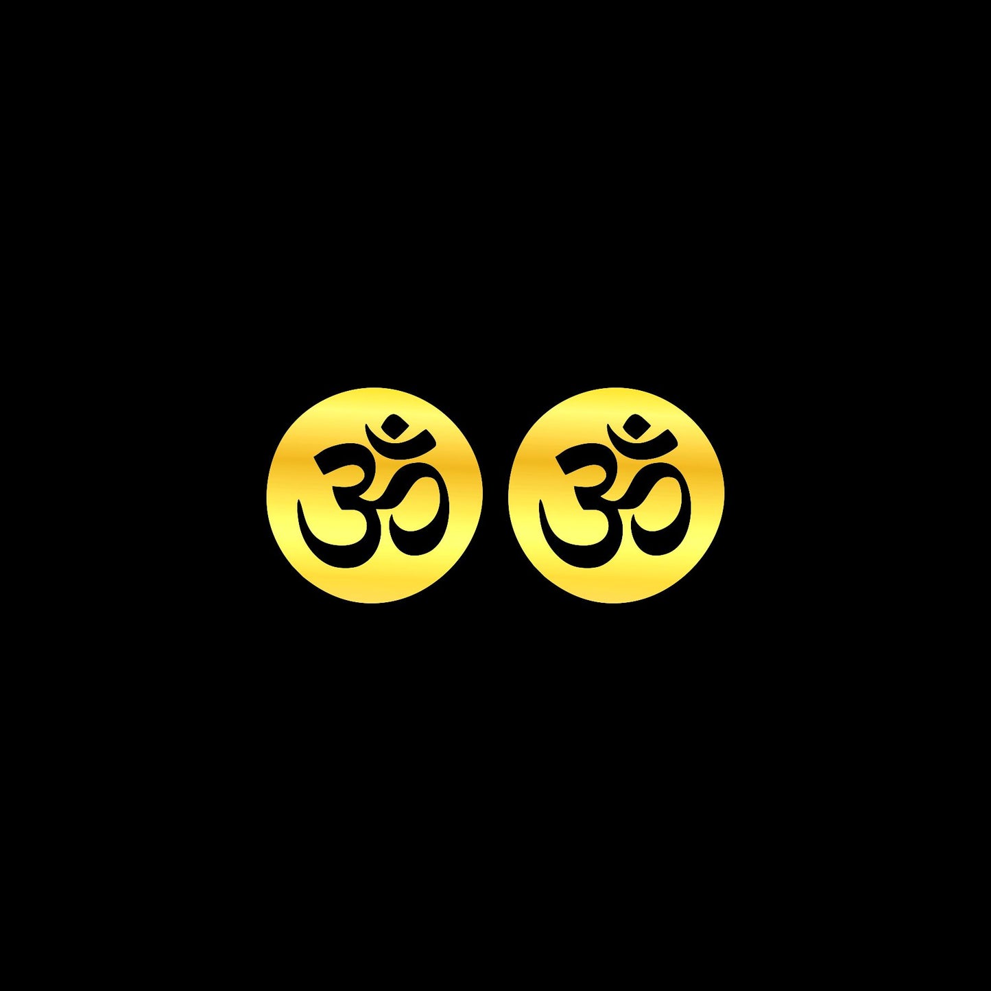 Aum stud earring