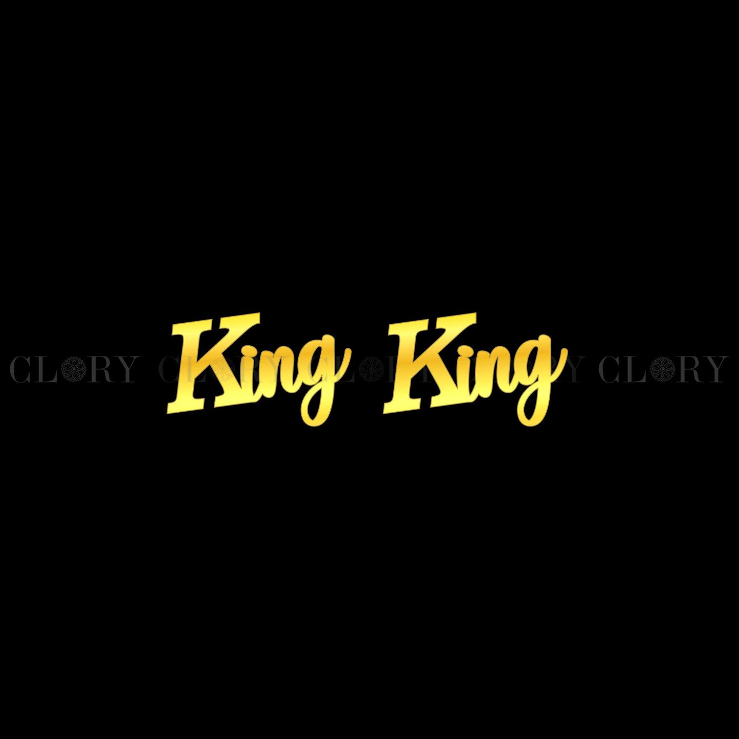 King stud earring
