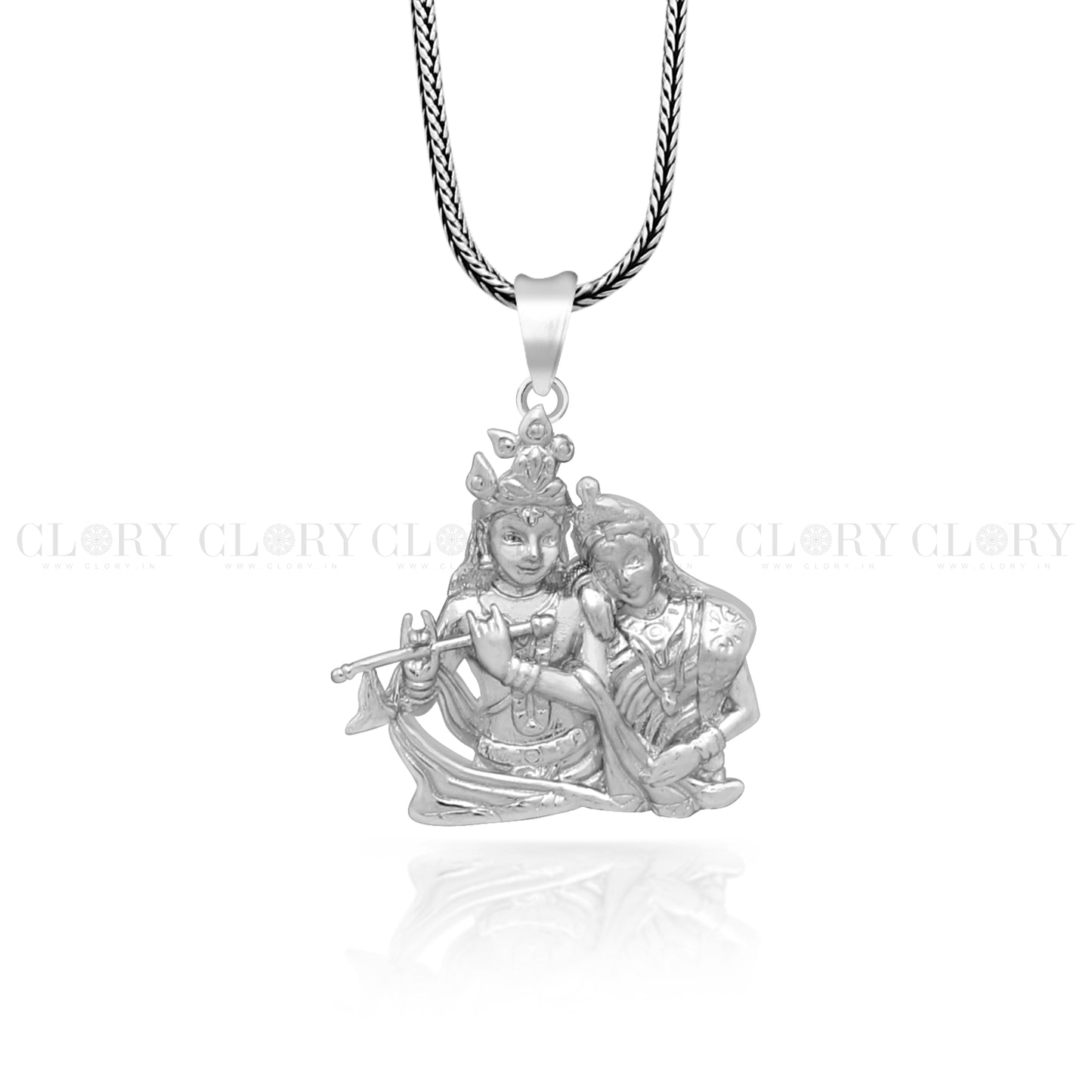 Lord Krishna and Radha pendant