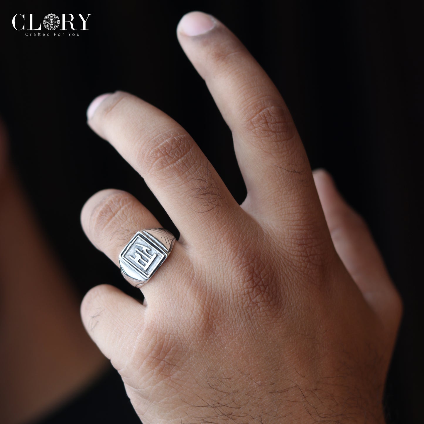 Ram ji design men's ring