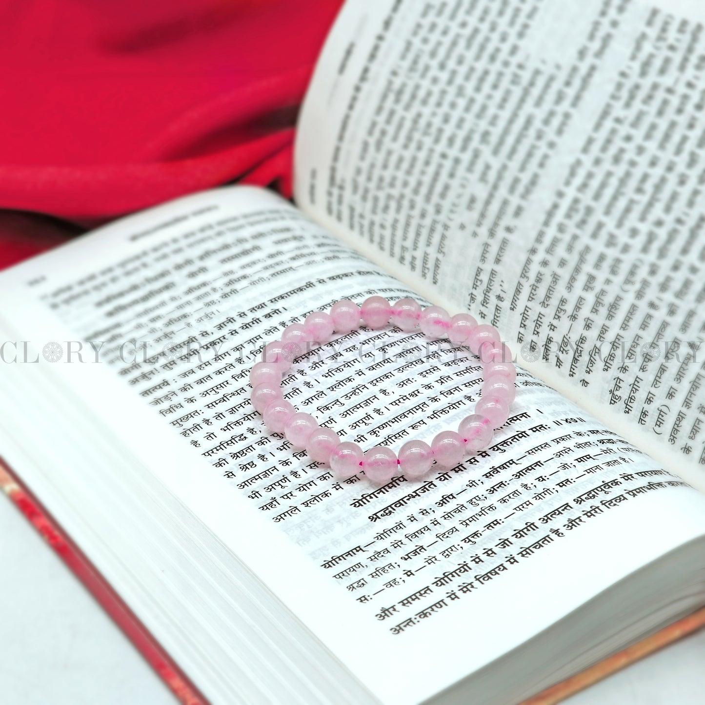 Rose Quartz Healing Crystal Bracelet