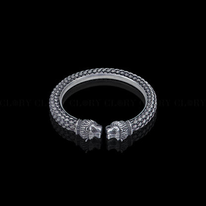 lion face  bangle bracelet kada