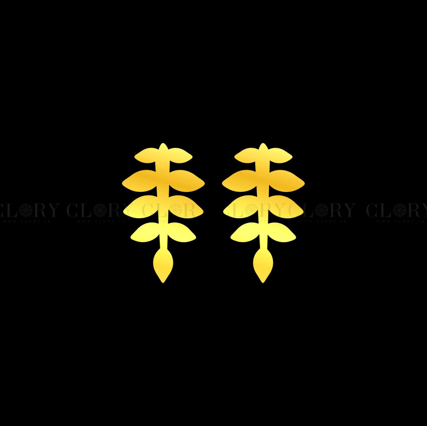 Leaves stud Earring