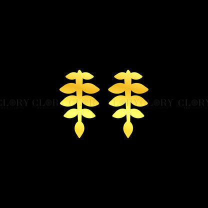 Leaves stud Earring