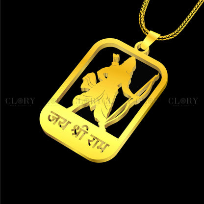 " Jai shree ram"ram mantra pendant