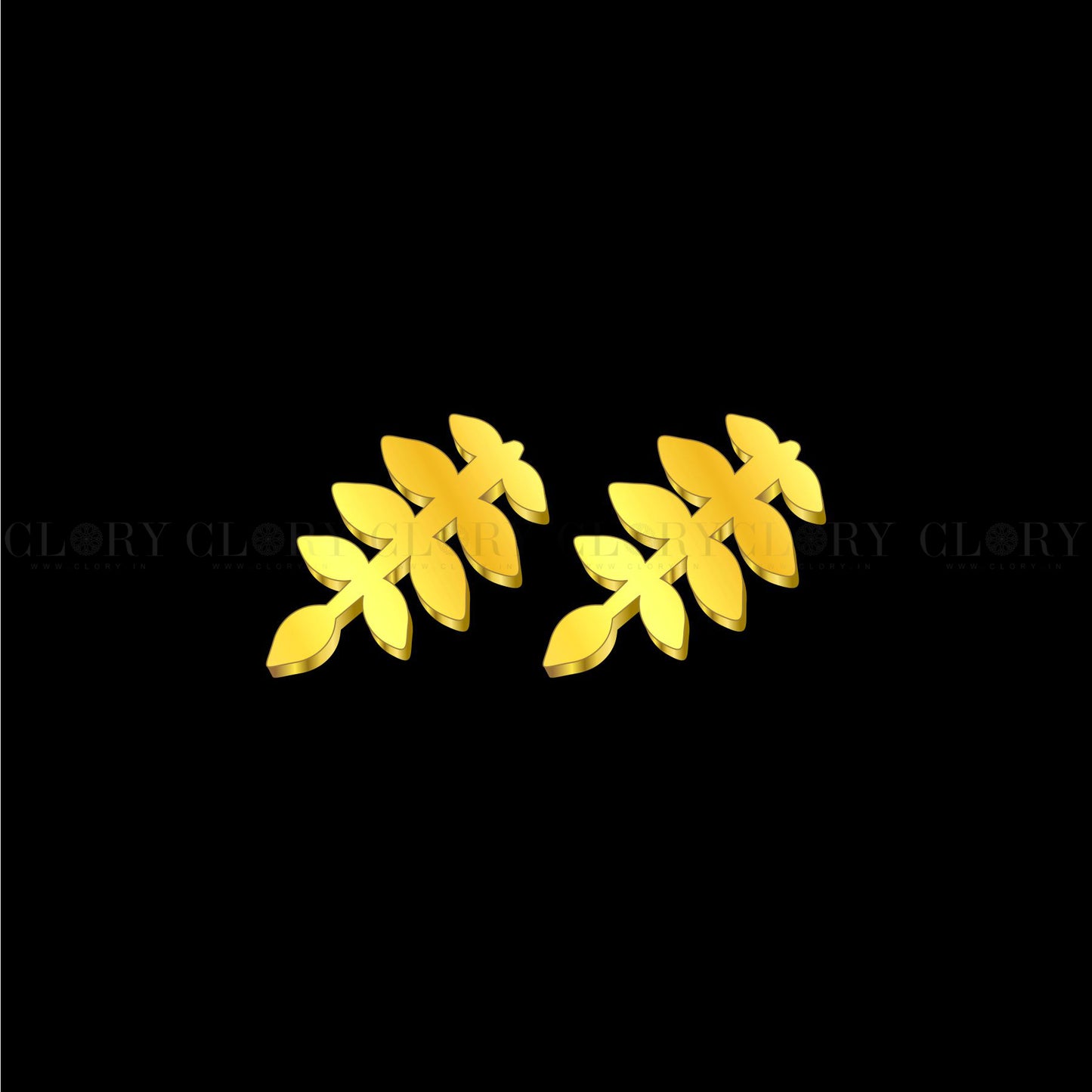Leaves stud Earring