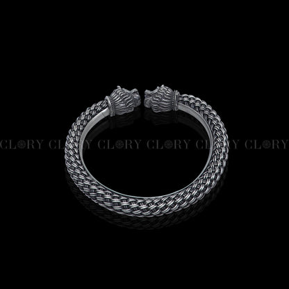 lion face  bangle bracelet kada