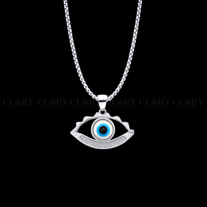 Evil eyes pendant with CZ stone