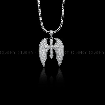 cross wings design pendant