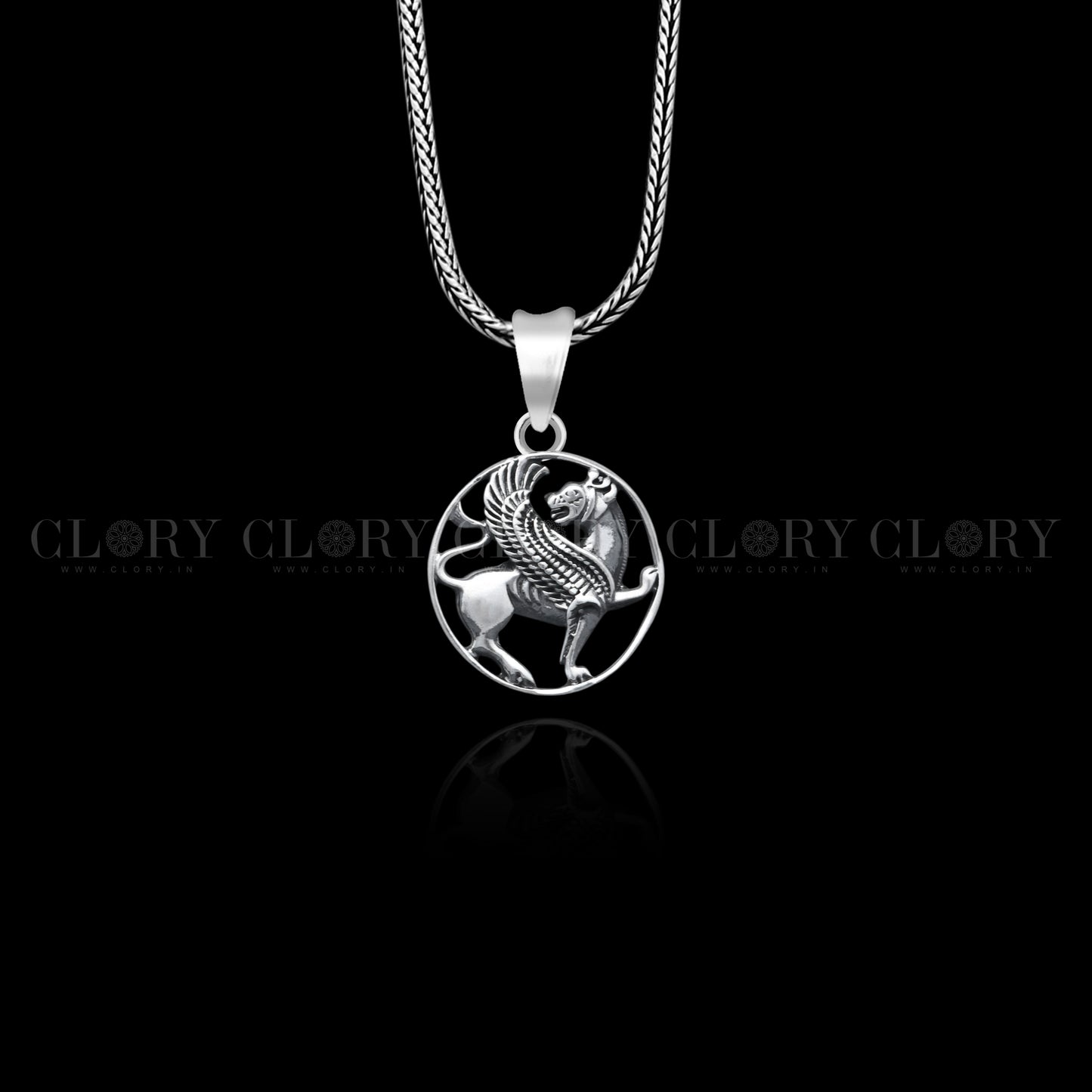 Ancient persian winged lion pendant