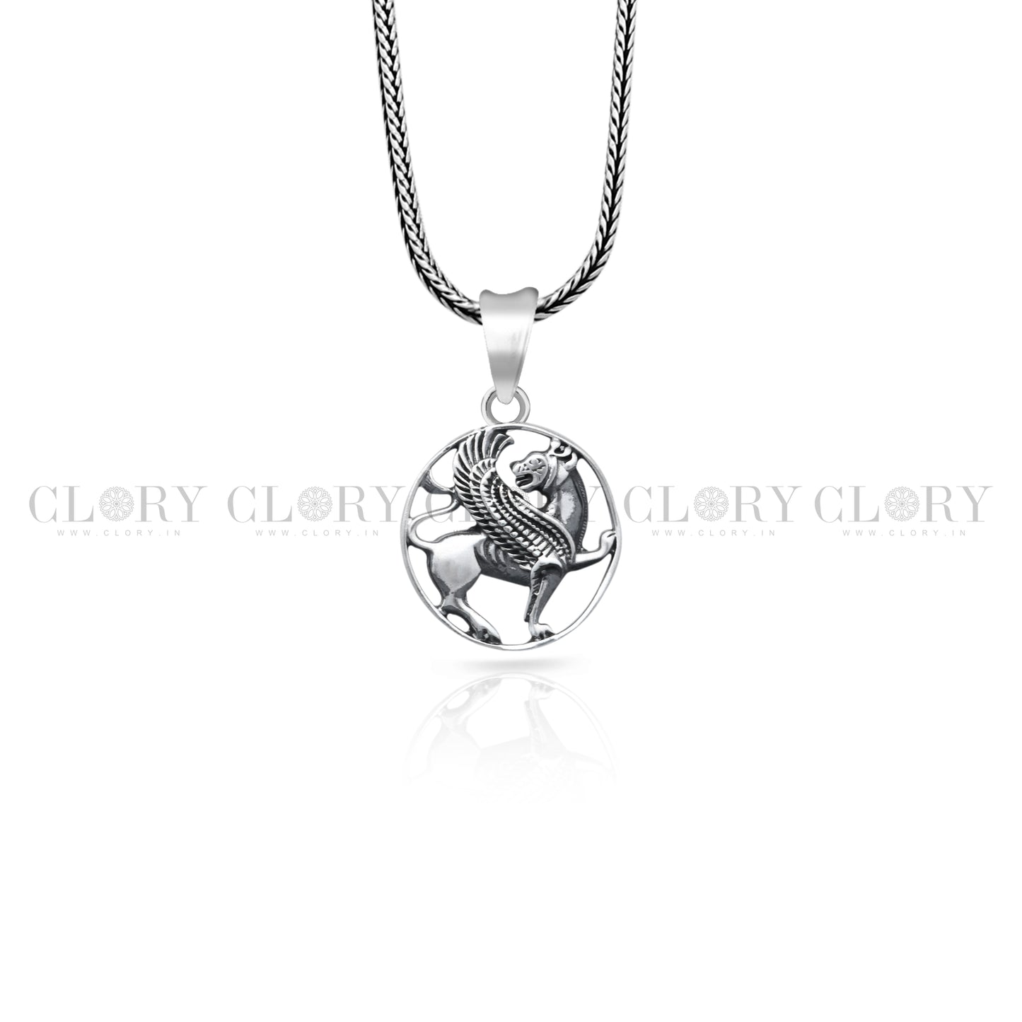 Ancient persian winged lion pendant