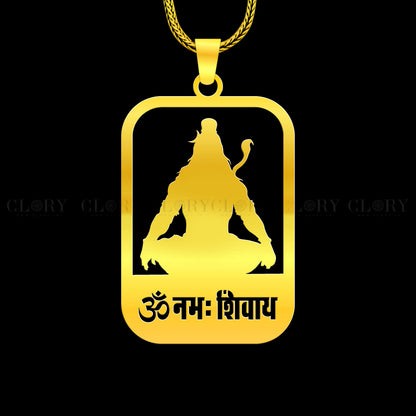 " Aum namah sivay " shiv mantra pendant