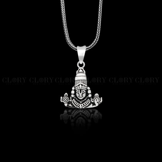 Hindu idol tirupati balaji and Laxmi Pendant