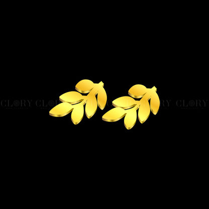 Leaves stud Earring