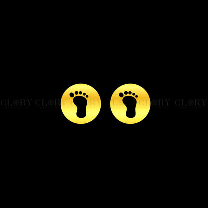 Baby foot stud earring