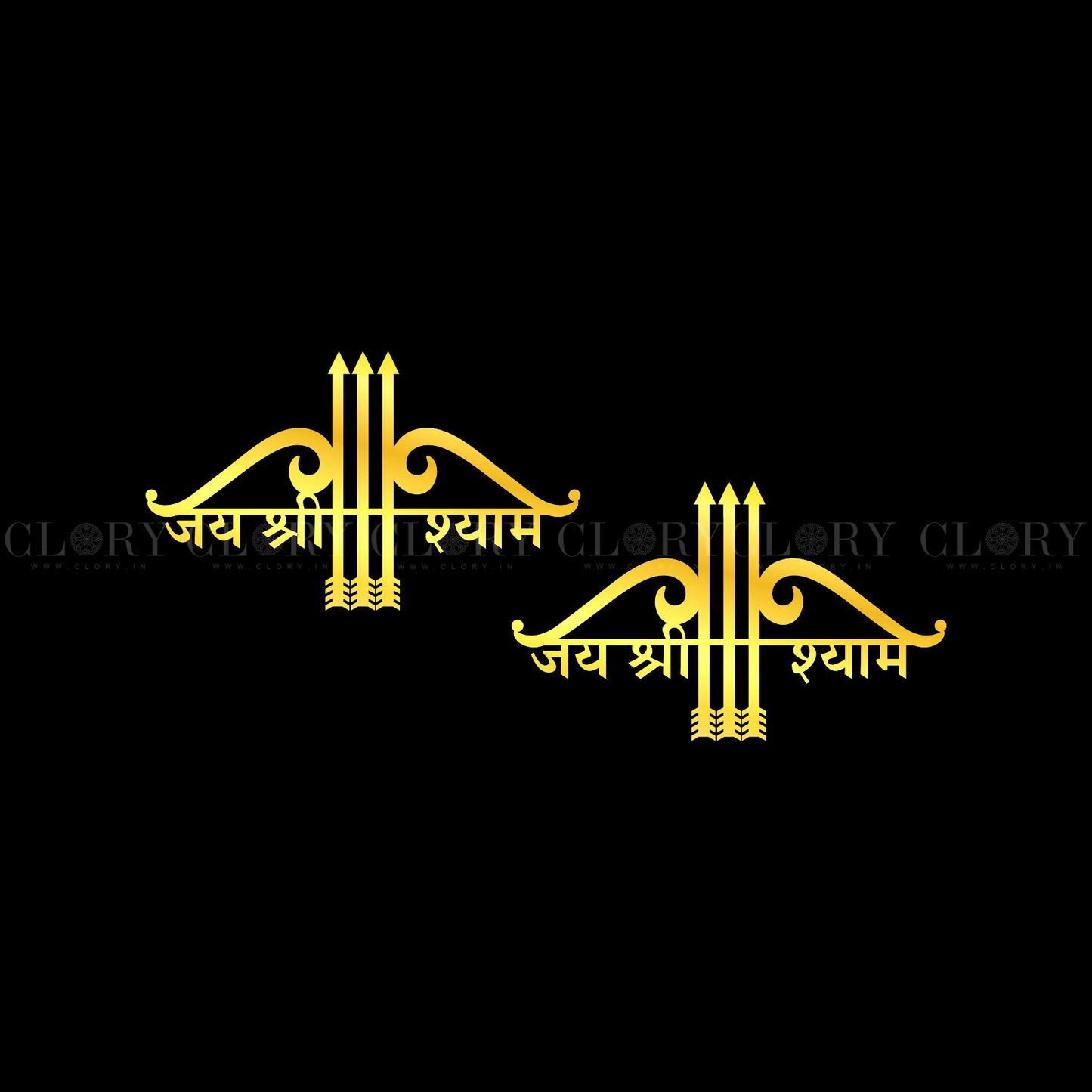 Lord Jai shree shayam stud earring
