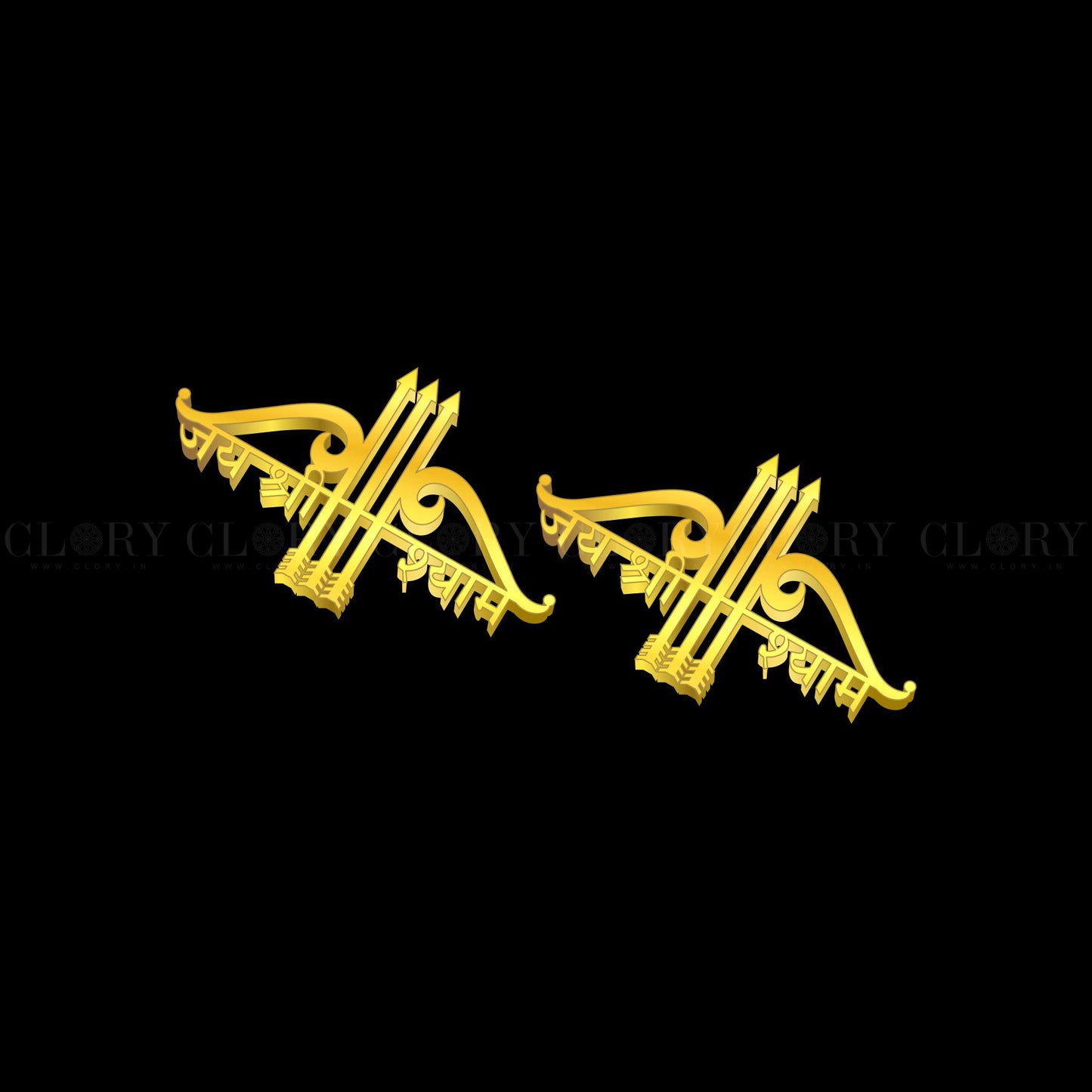 Lord Jai shree shayam stud earring