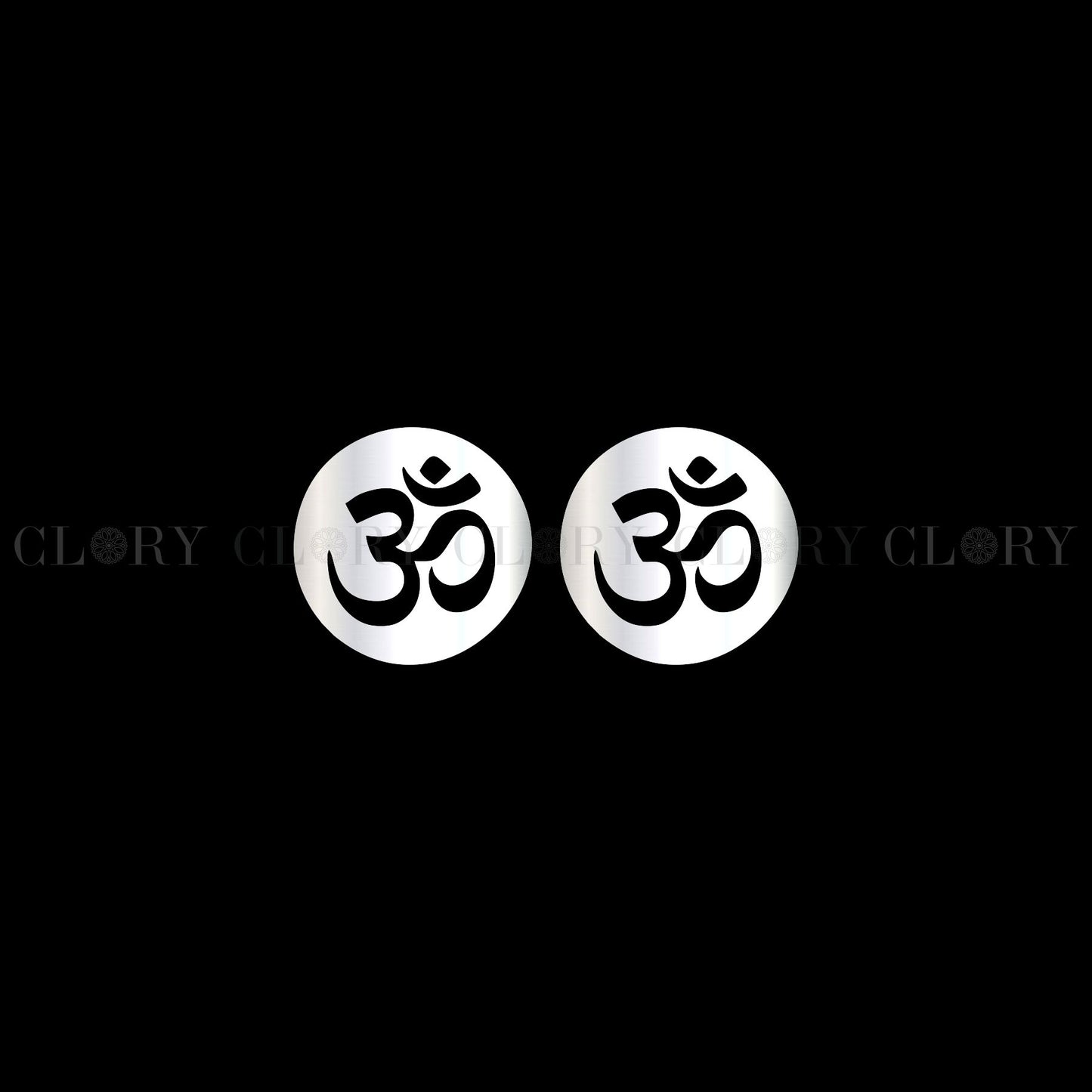 Aum stud earring