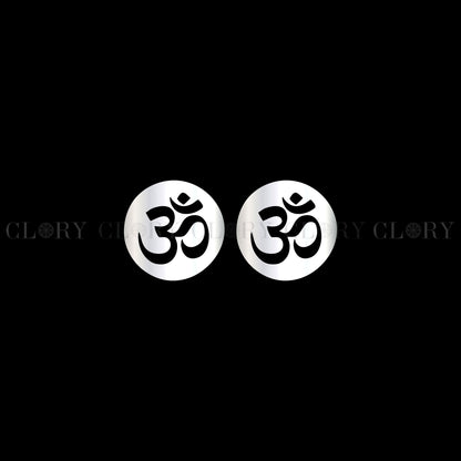 Aum stud earring