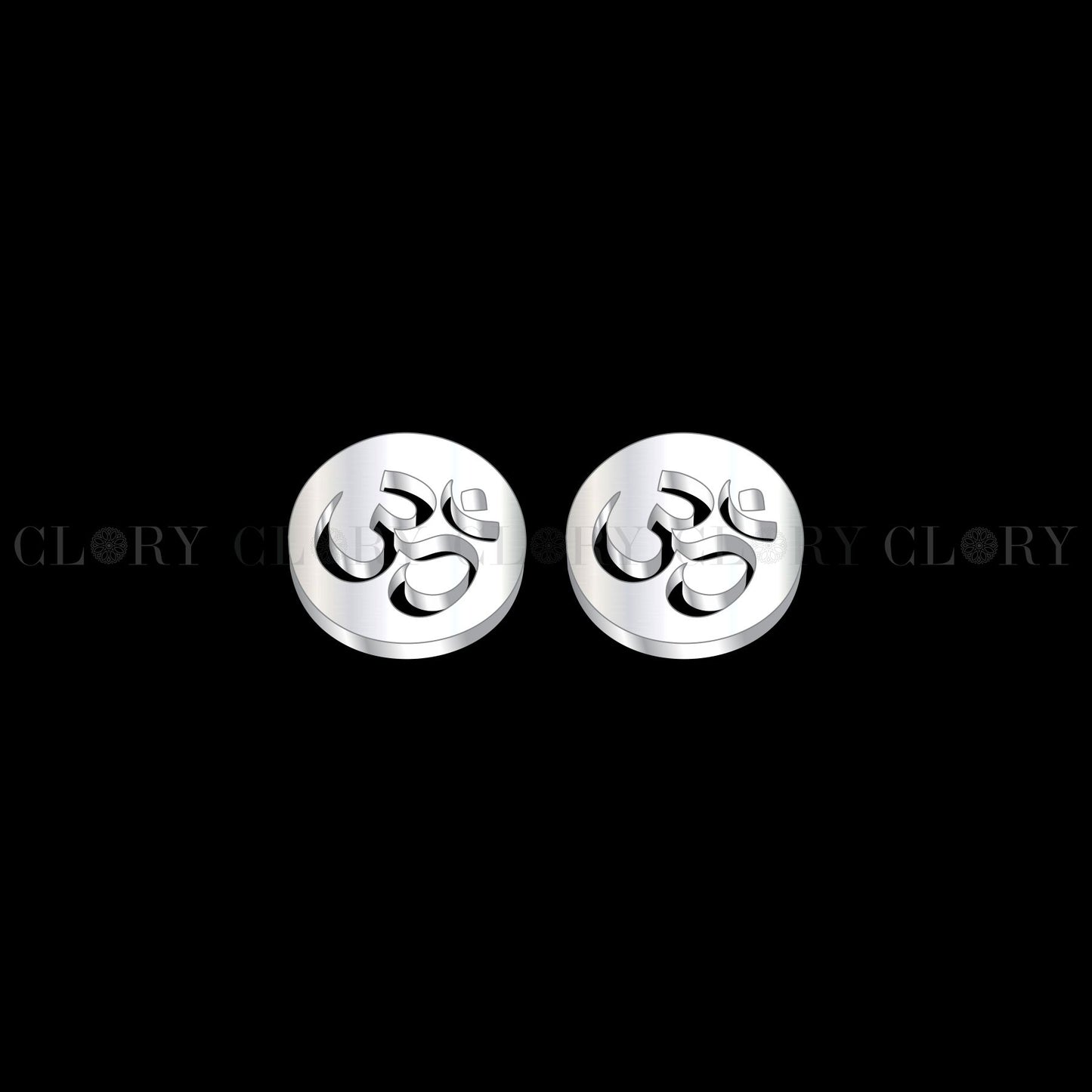 Aum stud earring