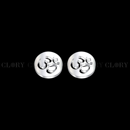 Aum stud earring