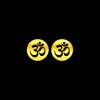 Aum stud earring