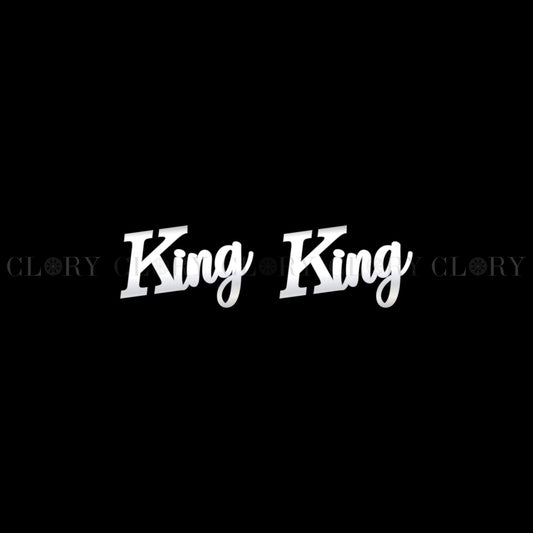 King stud earring