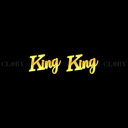 King stud earring