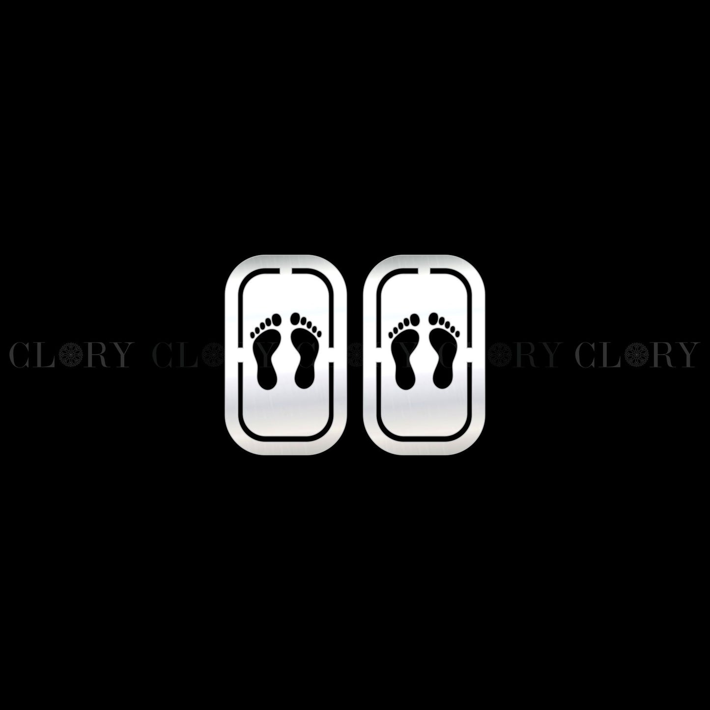 Baby foot stud earring