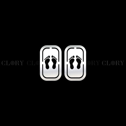 Baby foot stud earring