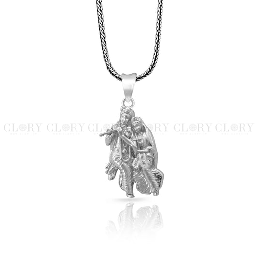 Lord Krishna and Radha pendant