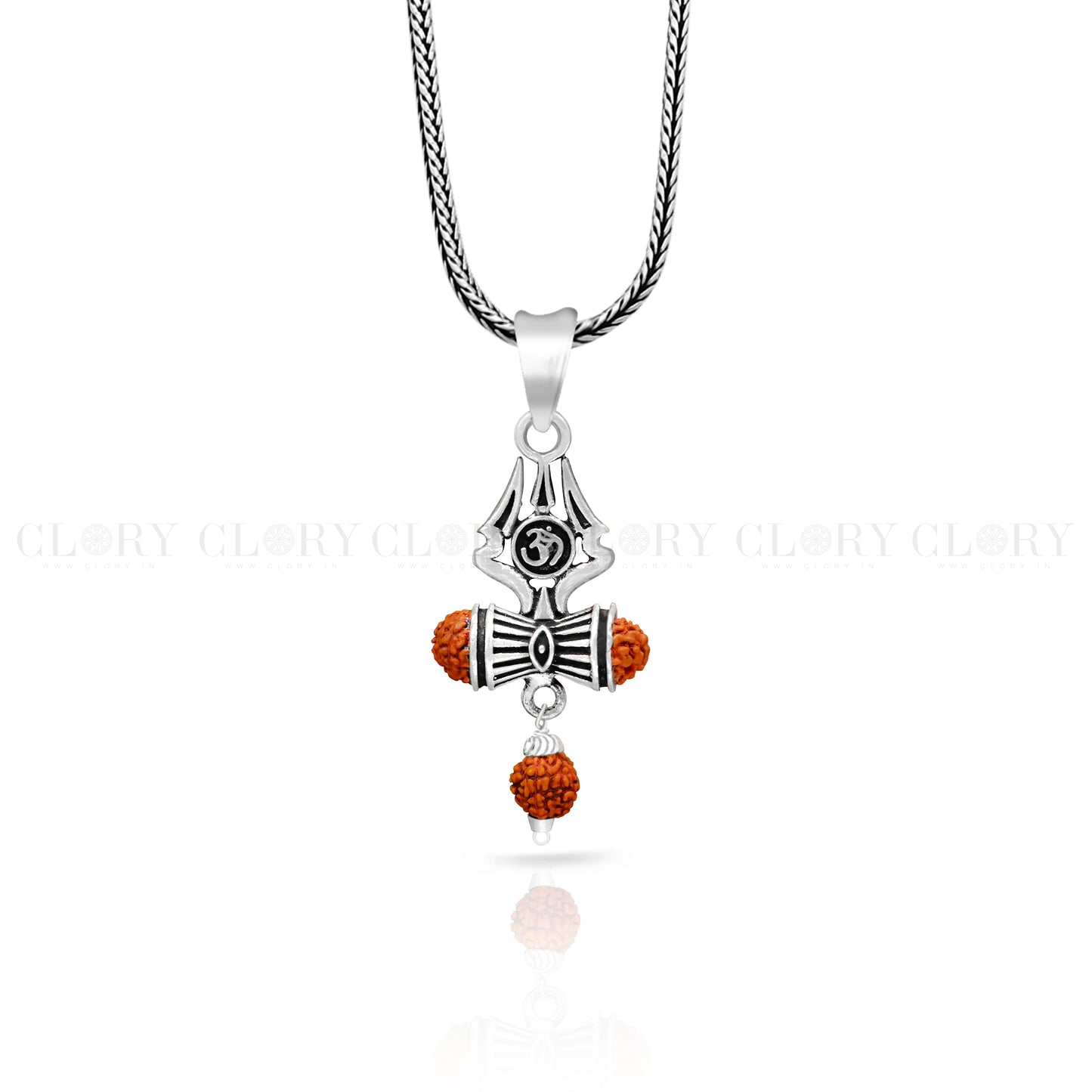 Lord shiva trident with Rudraksha pendant