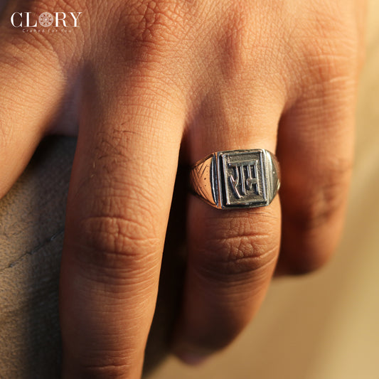 Ram ji design men's ring