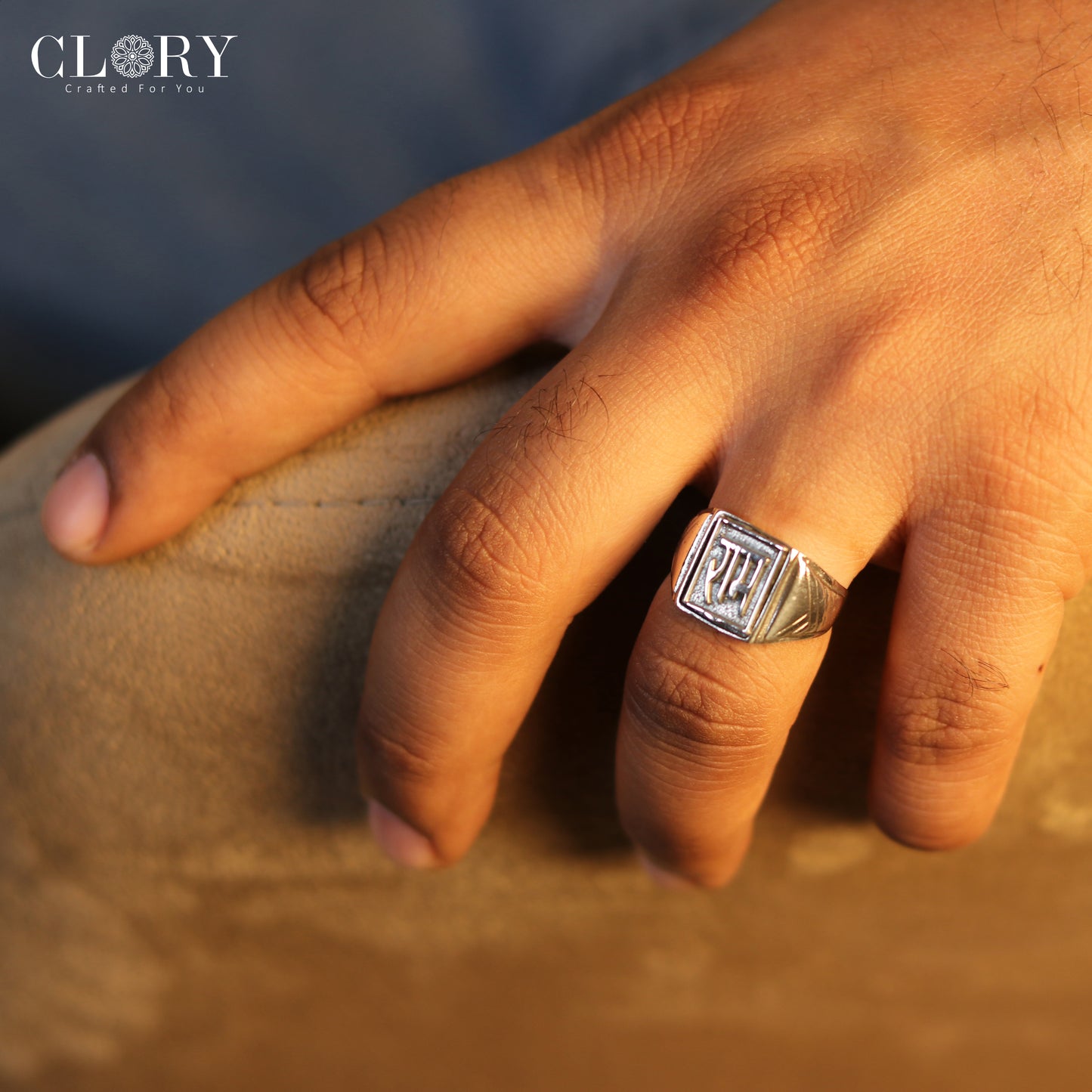 Ram ji design men's ring