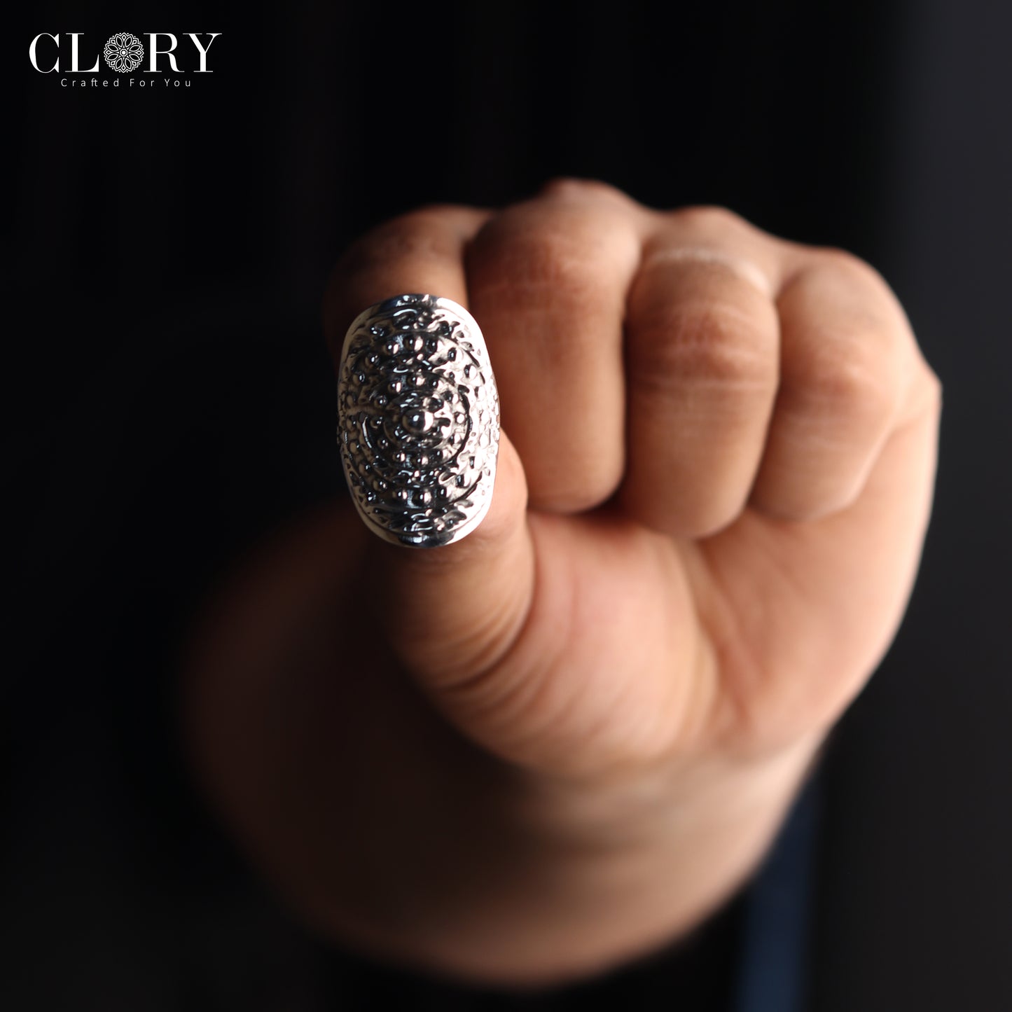 Heavy dome style  men's ring