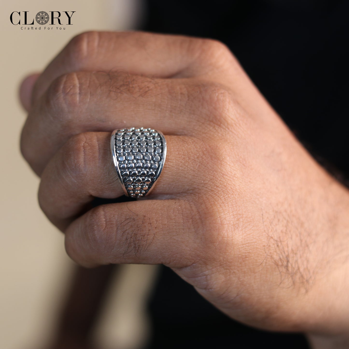 Heavy stylish  men's ring