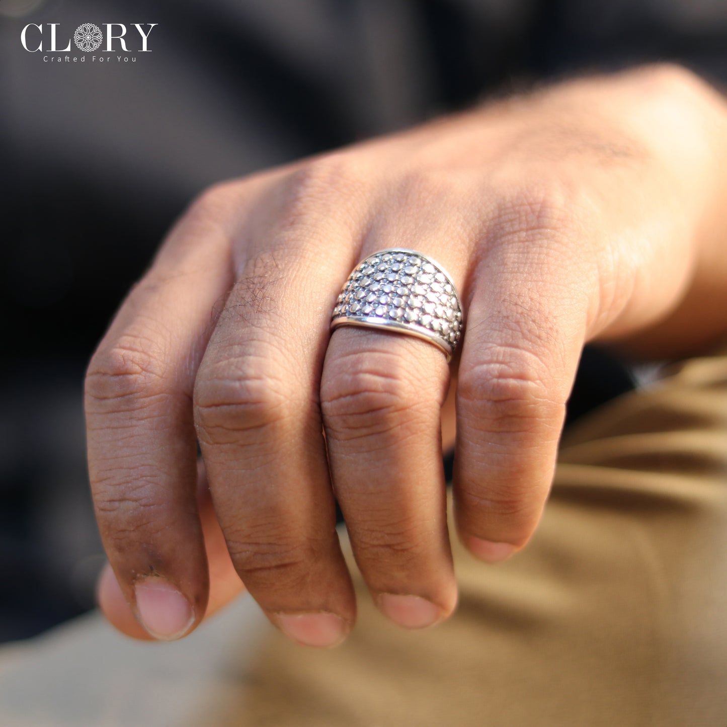 Heavy stylish  men's ring