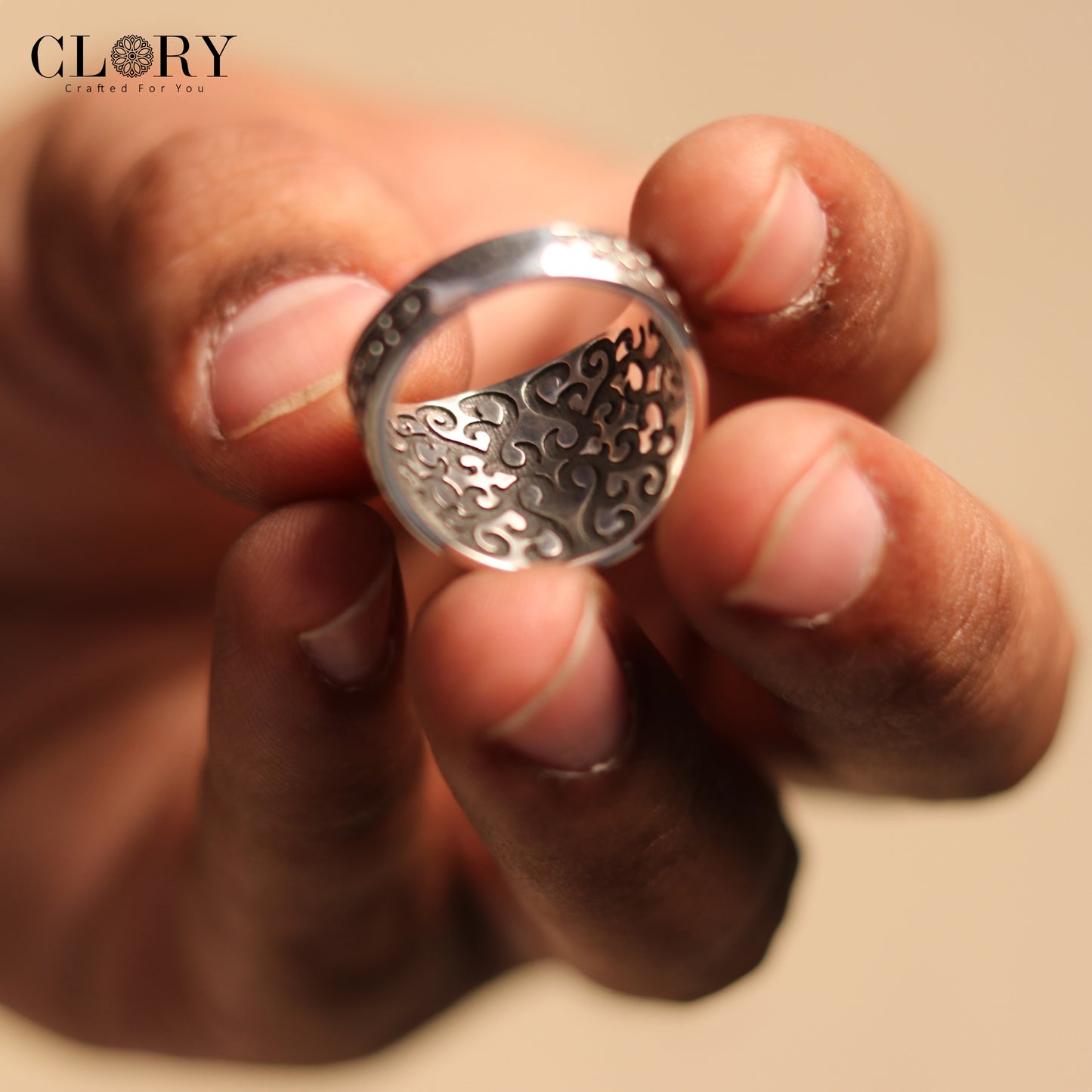 Heavy stylish  men's ring