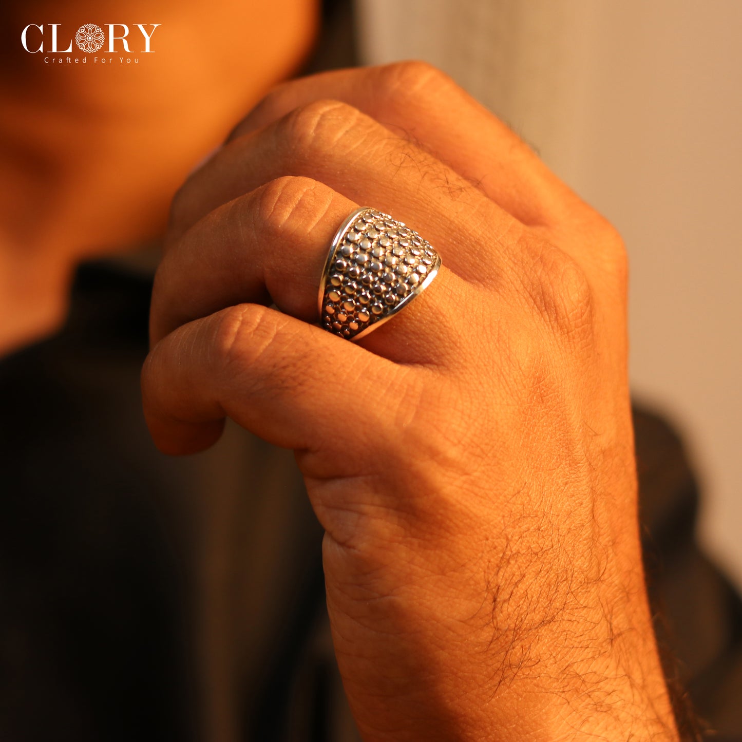 Heavy stylish  men's ring