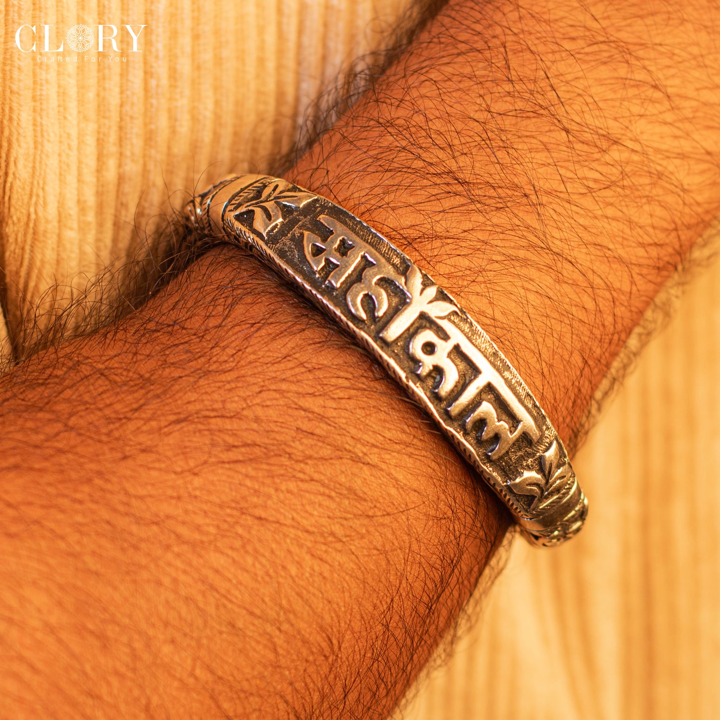 Mahakal  silver cuff kada