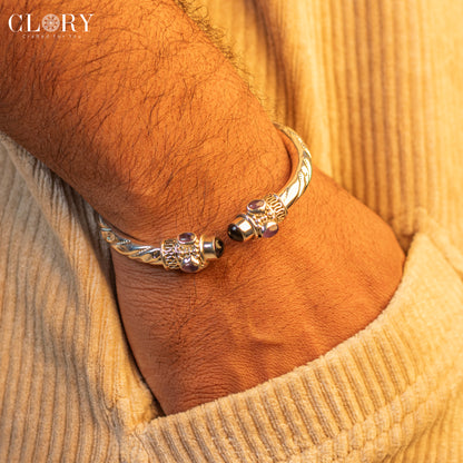 Stylish stone bangle kada