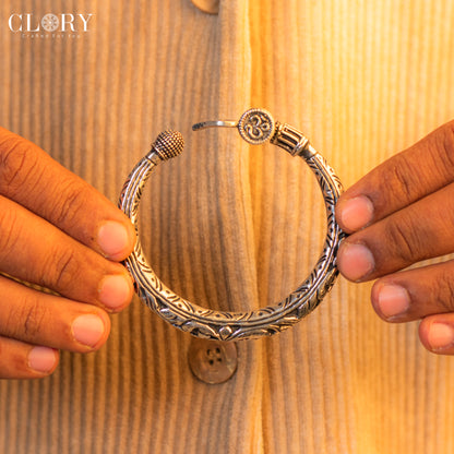 Lord Shiva trident cuff kada