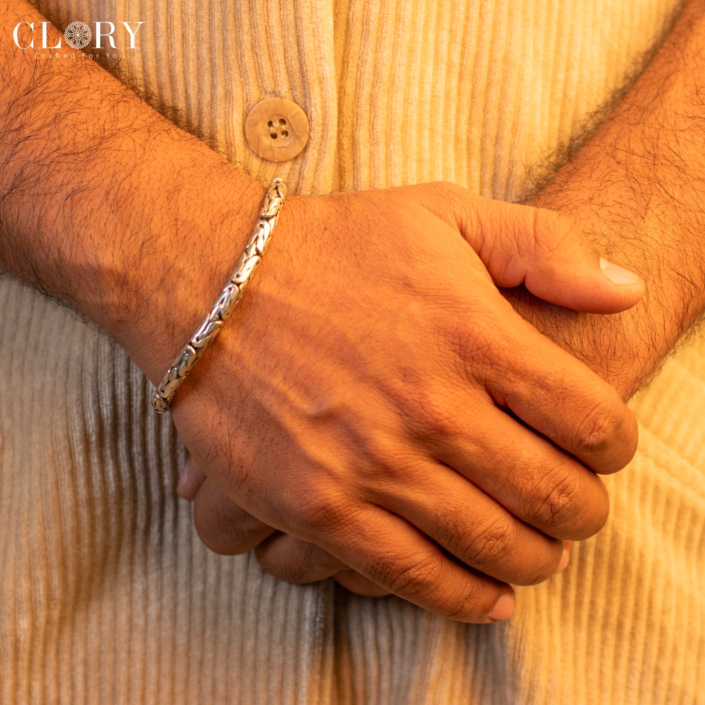 Unique byzantine chain bracelet