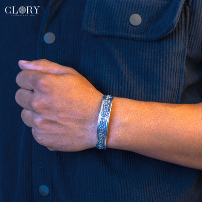 'AUM' mantra cuff kada