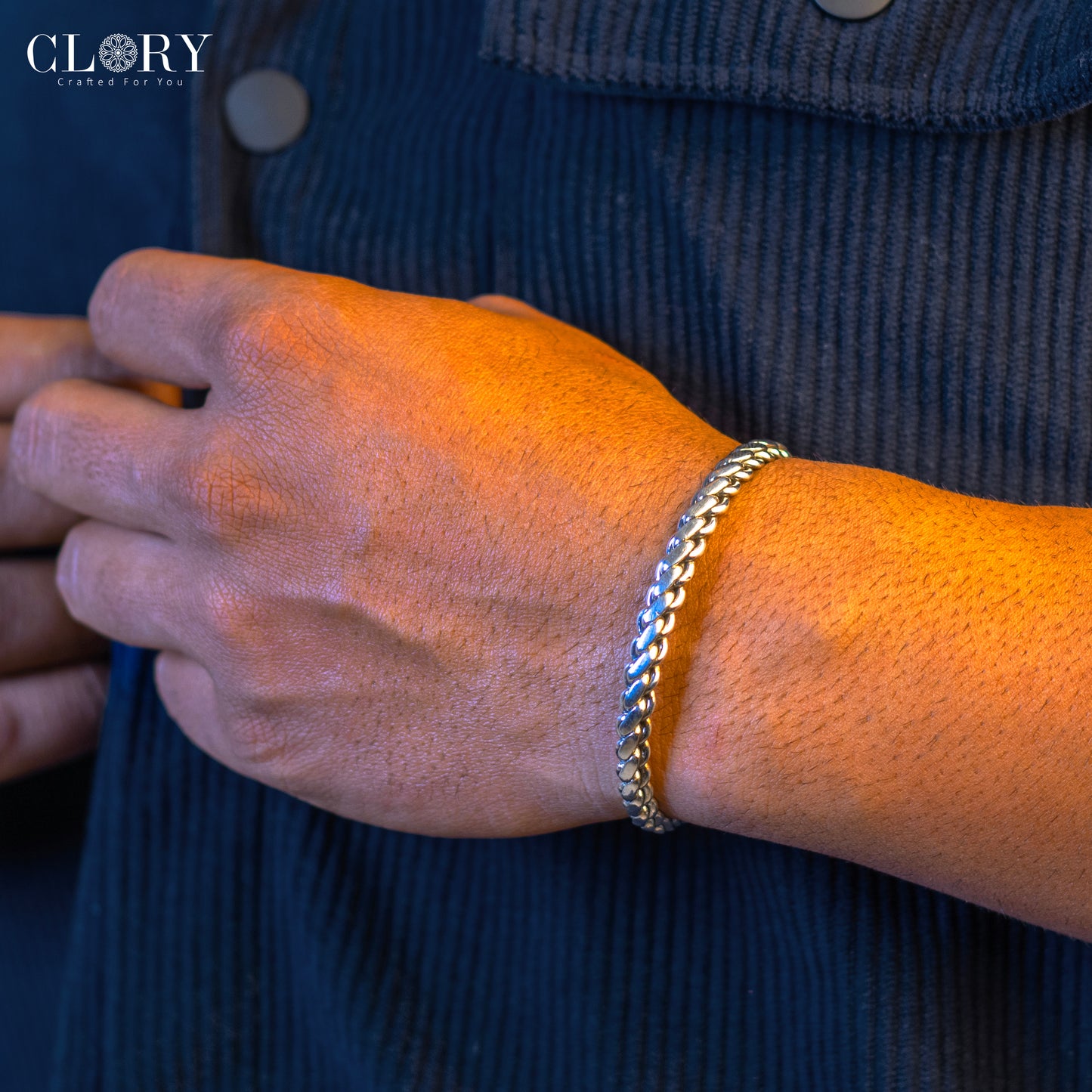 Stylish adjustable cuff kada bracelet