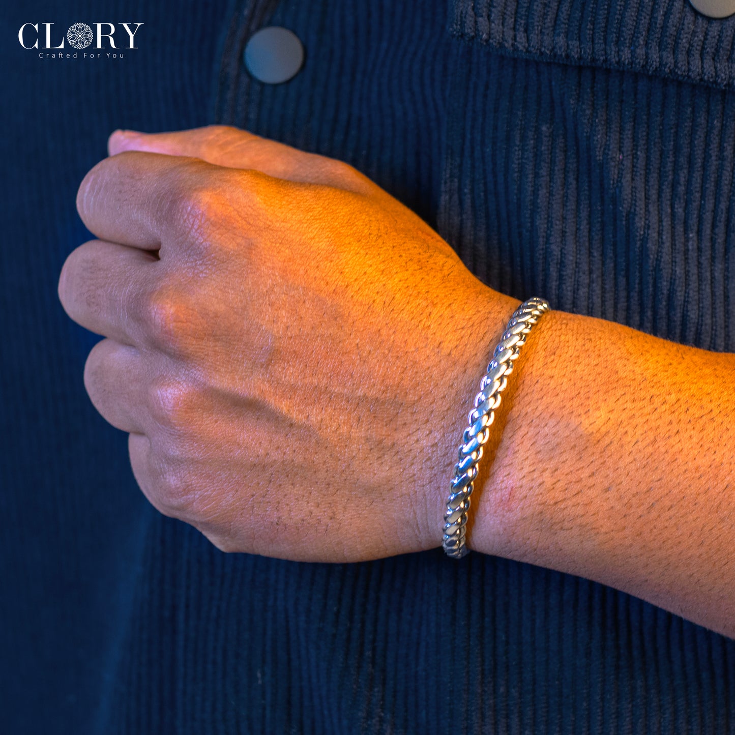 Stylish adjustable cuff kada bracelet