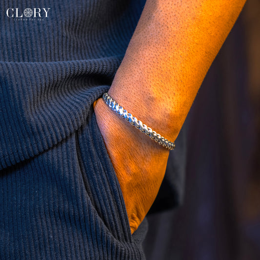 Stylish adjustable cuff kada bracelet