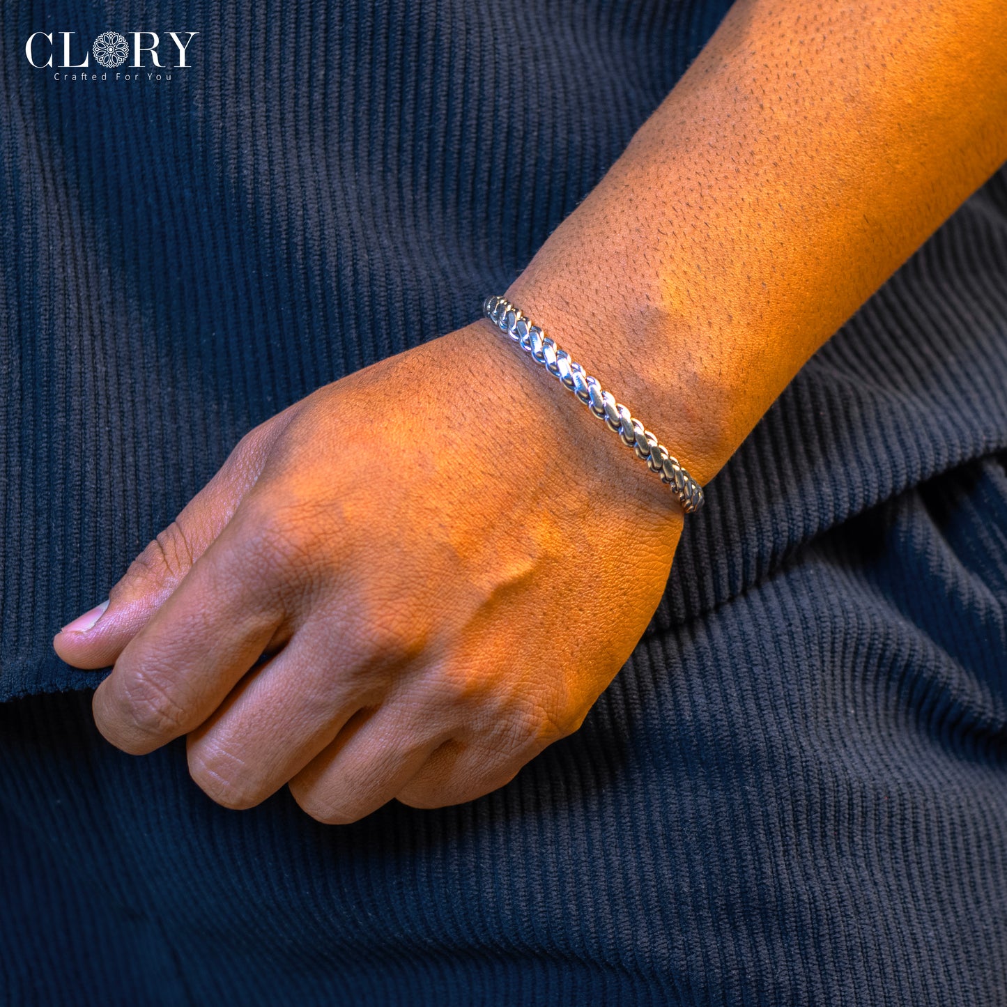 Stylish adjustable cuff kada bracelet