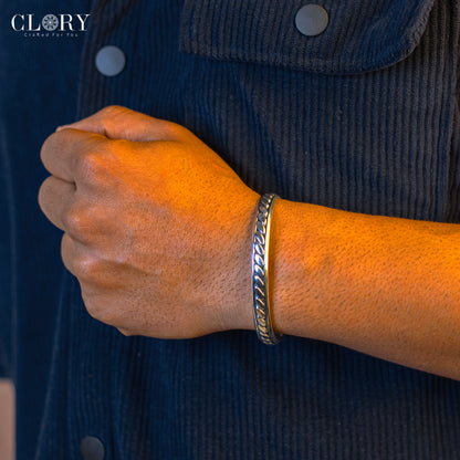 Bright cuff bangle bracelet kada